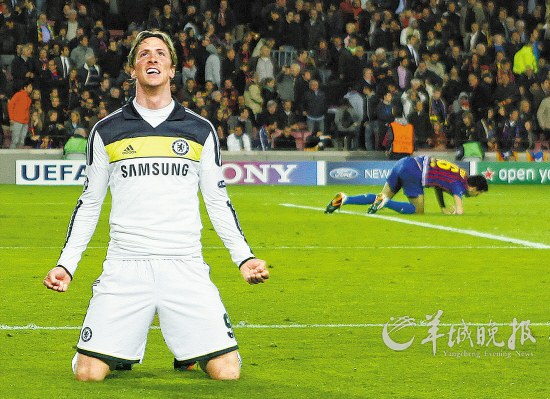 关于托雷斯队员斗志昂扬，凭借制胜球力克对手的信息