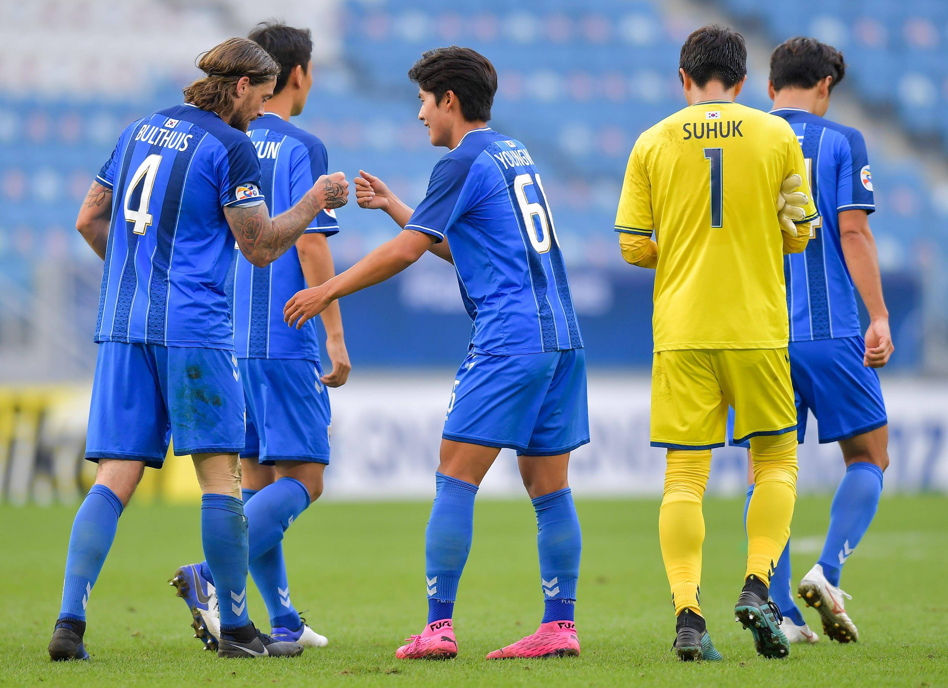 阿联酋球队阿尔艾因备战与蔚山现代的比赛